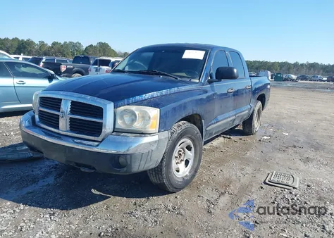 2005 Dodge Dakota Slt from USA, damaged, VIN 1D7HW48N55S158456